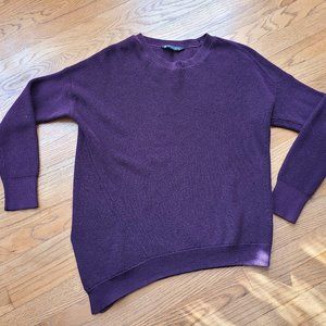 Athleta Asymmetrical Long Sleeve Sweater
